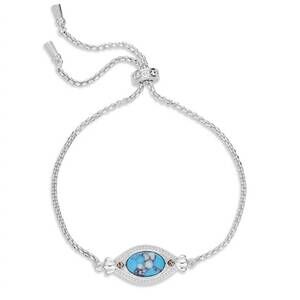 NEW MONTANA SILVERSMITHS women's grand geyser bracelet in turquoise